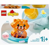 LEGO DUPLO - Jouet de bain: le panda rouge flottant, Jouets de construction 10964