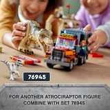 LEGO Jurassic World - L’évasion du T. rex et de l’Atrociraptor, Jouets de construction 76948