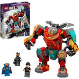 LEGO Marvel - L’armure sakaarienne d’Iron Man de Tony Stark, Jouets de construction 76194