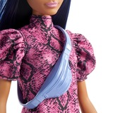 Mattel Fashionistas Doll 143 - Pink & Black Dress, Poupée 