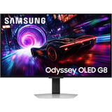Samsung Odyssey OLED G8 G81SF 32" 4K Ultra HD Moniteur gaming Argent, 1x DisplayPort, 2x HDMI, 2x USB-A, 240 Hz