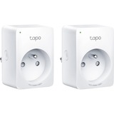 TP-Link TAPO P100 , Switch socket Blanc, FR, 2 pièces