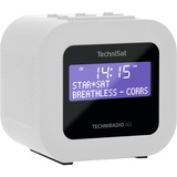 TechniSat TECHNIRADIO 40 Personnel Numérique Blanc, Radio-réveil Blanc, Personnel, Numérique, DAB+,FM, 87.5 - 108 MHz, 174 - 240 MHz, 1,2 W