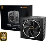 be quiet! Pure Power 12M alimentation  modulaire 1000 watt Noir, 1x 12V-2x6, 4x PCIe