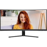 AOC CU34B3E 34" Moniteur UltraWide incurvé  Noir, HDMI, DisplayPort, 120 Hz