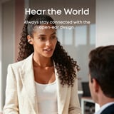 Anker soundcore AeroClip open-ear headset casque oreille ouverte Blanc/Or, Bluetooth 5.4, IP55, 8h