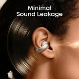 Anker soundcore AeroClip open-ear headset casque oreille ouverte Blanc/Or, Bluetooth 5.4, IP55, 8h