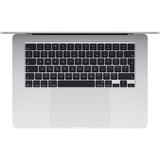 Apple MacBook Air 15" 2025 (MC6J4FN/A) PC portable Argent | M4 | 10-Core GPU | 24 Go | SSD 512 Go