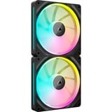 Corsair iCUE LINK LX140 RGB ventilateurs de boîtier Noir, 2 pièces, 140 x 140 x 25 mm, PWM