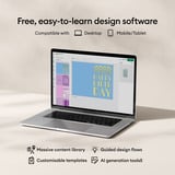 Cricut Explore 5 + Essentials bundle, Machine de découpe Taupe