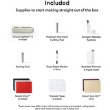 Cricut Explore 5 + Essentials bundle, Machine de découpe Taupe