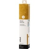 Cricut Smart Iron-On Sheet - Glitter Gold, Matériau d'impression Or, 2.7 m