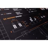 EKWB EK-Loot Mousepad - Quantum, Tapis de souris Noir/Orange