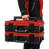Einhell E-Case S-F Noir, Rouge Polypropylène (PP), Boîte à outils Noir/Rouge, Noir, Rouge, Polypropylène (PP), 447 mm, 130 mm, 330 mm