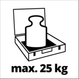 Einhell E-Case S-F Noir, Rouge Polypropylène (PP), Boîte à outils Noir/Rouge, Noir, Rouge, Polypropylène (PP), 447 mm, 130 mm, 330 mm