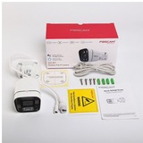Foscam V5EP-W, caméra de sécurité IP PoE 5MP avec détection de personnes et de véhicules, Caméra de surveillance Blanc, PoE