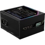 GIGABYTE GP-AE850PM PG5 alimentation modulaire 850 watt Noir, 1x 12VHPWR, 6x PCIe, 1x 12VHPWR, 6x PCIe