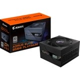 GIGABYTE GP-AE850PM PG5 alimentation modulaire 850 watt Noir, 1x 12VHPWR, 6x PCIe, 1x 12VHPWR, 6x PCIe