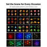 Govee Govee Outdoor Decoration Projector Light, Lampe Noir