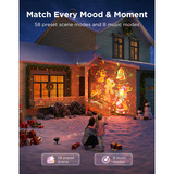 Govee Outdoor Decoration Projector Light, Lampe Noir, 2,4GHz-wifi + Bluetooth