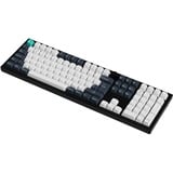 Keychron Q6 Max-M1Z QMK, clavier Noir, Layout BE, Gateron Jupiter Red, RGB leds, Hot-swappable, Bluetooth, 2.4GHz