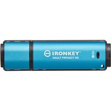 Kingston IronKey Vault Privacy 50 8 Go, Clé USB Bleu clair/Noir, USB 3.2 Gen 1