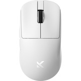 MCHOSE Souris gaming légère L7 Pro Blanc, Jusqu'à 26 000 ppp, 2,4 GHz / USB-C / Bluetooth