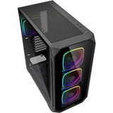 Sharkoon AK5G RGB boîtier midi tower Noir | 2x USB-A | 1x USB-C | RGB | Window