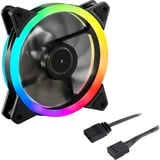 Sharkoon SHARK Blades PWM RGB ventilateur de boîtier Noir, 120 x 120 x 25 mm