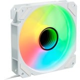 Sharkoon SHARK Mirror RGB PWM ventilateur de boîtier Blanc, 120 x 120 x 25 mm