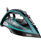 Tefal Ultimate Pure FV9844 fer à repasser Fer à repasser à sec ou à vapeur Semelle Durilium autonettoyante 3200 W Noir, Bleu, Fer à vapeur Noir/Turquoise, Fer à repasser à sec ou à vapeur, Semelle Durilium autonettoyante, 2,5 m, 250 g/min, Noir, Bleu, 60 g/min