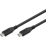 goobay USB-C 4.0 > USB-C, Câble Noir, 2 mètres