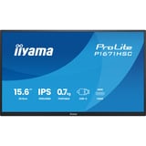 iiyama ProLite P1671HSC-B1 15.6" Moniteur Noir (Mat), 1x Mini HDMI, 2x USB-C