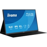 iiyama ProLite P1671HSC-B1 15.6" Moniteur  Noir (Mat), 1x Mini HDMI (Type-C), 2x USB-C, Audio
