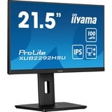 iiyama ProLite XUB2292HSU-B6 21.5" Moniteur  Noir, HDMI, DisplayPort, 4x USB-A
