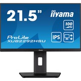 iiyama ProLite XUB2292HSU-B6 21.5" Moniteur  Noir, HDMI, DisplayPort, 4x USB-A