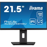 iiyama ProLite XUB2292HSU-B6  21.5" Moniteur  Noir, 100Hz, HDMI, DisplayPort, USB, Audio, AMD FreeSync