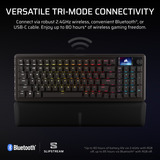 Corsair RGB clavier gaming mécanique Noir, Layout US (QWERTY), Corsair MLX Plasma, 96%