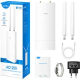 Cudy AP1200 AC1200 WiFi Gigabit Outdoor, Point d'accès Blanc, PoE