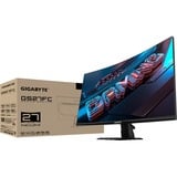 GIGABYTE GS27FC 27" Moniteur gaming incurvé  Noir (Mat), 2x HDMI, DisplayPort, 180 Hz