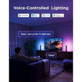 Govee RGBICWW Light Bar, Bande de LED Noir, 2 pièces