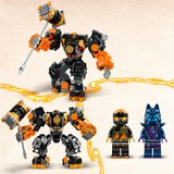 LEGO Ninjago - Le robot élémentaire de la terre de Cole, Jouets de construction 71806