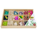 Lena Cassette de grosses perles en bois, Bricolage