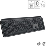 Logitech MX Keys S Advanced, clavier Graphite, Mise en page aux États-Unis (international)