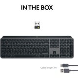 Logitech MX Keys S Advanced, clavier Graphite, Mise en page aux États-Unis (international)