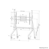 Neomounts FL50-525WH1 support de sol, Système de support Blanc