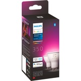 Philips HUE White and Color Ambiance 2-pack GU10, Lampe à LED 2000K - 6500K, Dimmable