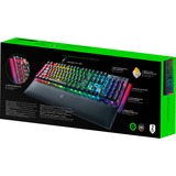 Razer BlackWidow V4 RGB clavier gaming mécanique Noir, Layout US (QWERTY), Razer Yellow, 100%