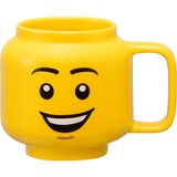 Room Copenhagen Mug LEGO en céramique - Joyeux garçon, petit, Coupe Jaune