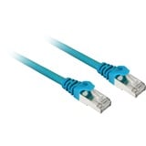 Sharkoon Câble réseau RJ-45 S/FTP Cat.7a Bleu, 10 mètres, câble brut
